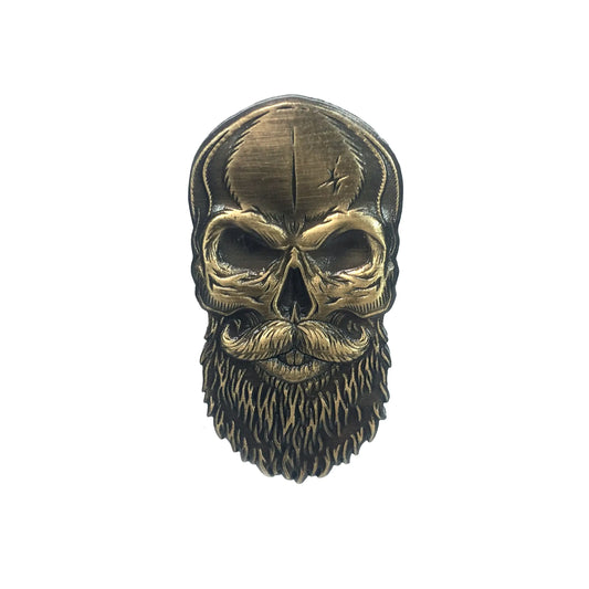 Beard Skull Golf Ball Marker