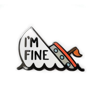 I'm Fine Boat Golf Ball Marker