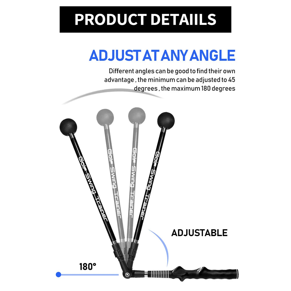 Multifunctional Golf Swing Training Aid Stick