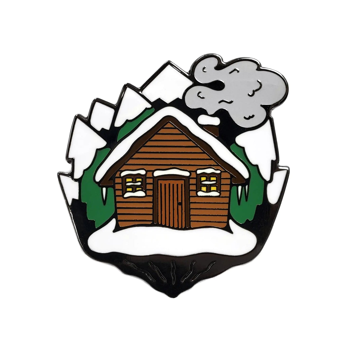 Log Cabin Golf Ball Marker